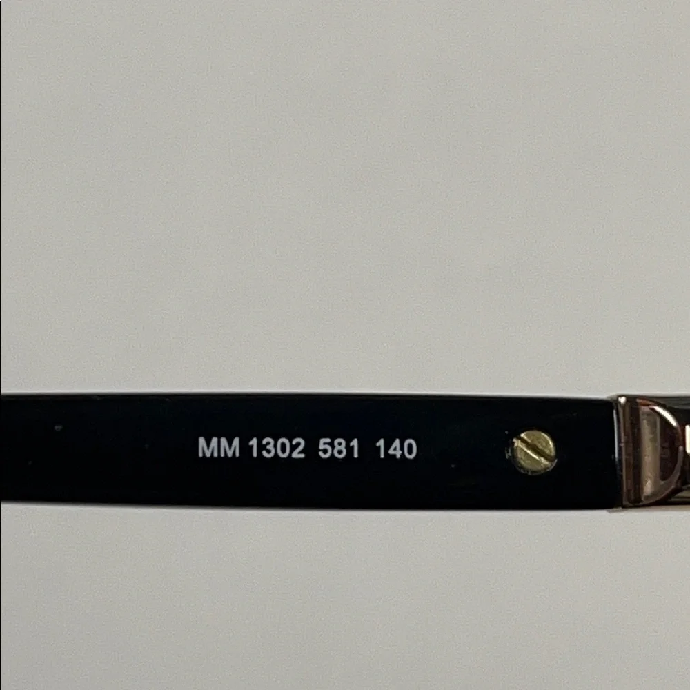 MAXMARA NWOT Women's Tortoise Modern Square 58-140 Springe Hinge Eyeglass Frame
